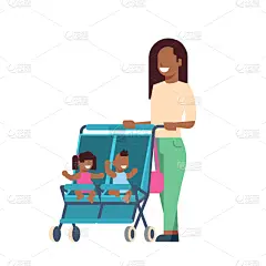 姐妹,兄弟,母亲,双胞胎,婴儿,对称,可爱的,长度,家庭