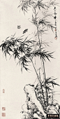 卢坤峰（1934-）学养渊博，画路宽广，工笔写意兼能，尤以文人画为最，兼善诗、书。在绘画上继承并发扬民族优秀传统；创造了清新洒脱的画风，为当今我国熔诗、书、画干一炉的文人画家。曾创作五彩粗毛竹为联合国大厦之重要装饰，并多次出国讲学。作品和著述甚多，除国内外报刊杂志发表之外，另有《卢坤峰画集》、《卢坤峰画选》、《卢坤峰兰竹谱》、《墨竹要述》、《卢坤峰墨兰说》、《林於庐画谈》等大型画册和专著行于世，美国国会博物馆、哥伦比亚大学图书馆、康奈尔大学图书馆、英国国家图书馆、加拿大多伦多大学图书馆、德国汉堡博物馆等都