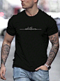 Manfinity Homme Men Letter Graphic Tee | SHEIN USA