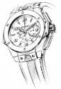 Hublot Big Bang Ferrari Titanium Ref: 401.NX.0123.GR401.NX.0123.GR - sketch - best mens watches, diamond watches for men, mens luxury watches *ad