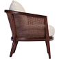 McGuire Furniture: Arc Lounge Chair: No. A-103: 