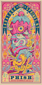 Drew Millward's new Phish posters | graphic design inspiration | digital media arts college | www.dmac.edu | 561.391.1148