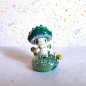 Polymer Clay mushroom. Green Fairy Shrimp. One of a kind by FlowerLandbySaraM, $32.00 USD