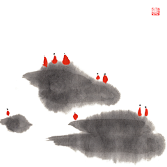 光屁屁的鸟儿采集到中式