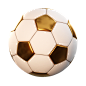 gold_white_soccer_ball_3d1