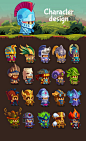 Tap Knight : Development of character, icons and elements design for game tap knignt