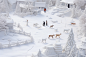 东北雪乡北方风光素材