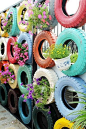 20+ #Captivating #Diy #Garden #Decorations #Ideas #With #Used #Tires #You #Can #Make #It #Easily - 20+ Captivating Diy Garden Decorations Ideas With Used Tires You Can Make It Easily