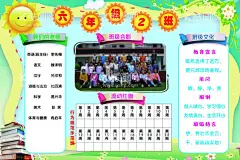 班级名片  - 源文件下载【酷图网】班级,名片,展架,介绍,初中,小学,卡通,学校,
