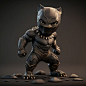 Hero Gene AI on Instagram: "Black Panther . @herogen.ai . Made with Midjourney AI . . . . . . #marvelbabies #marvel #marveledit #marvelcomics #ai #aiart #midjourney #midjourneyart #midjourneyai #midjourneyv4 #aiartwork #digitalart #blackpanther #blac