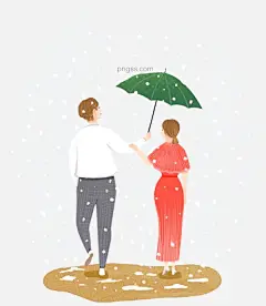 情侣情人节雪中撑伞图片大小2000x2300px 图片尺寸2.57 MB 来自PNG搜索网 pngss.com 免费免扣png素材下载！卡通#卡通手绘#浪漫#漫步#牵手#情侣#情人#情人节#人物#甜蜜#文艺#下雪#小清新#