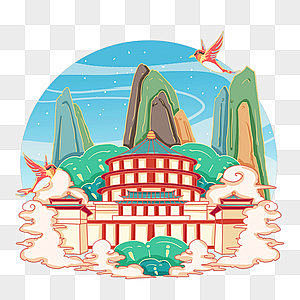 重庆标志建筑人民大会堂
