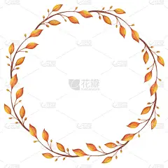 秋天框架插图-红叶
