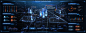 City Data Visualization x FUI c4d web dark mode hud fui data visualiza