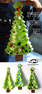 DIY Paper Christmas  Trees