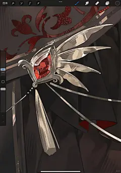 似乎悟了一些画金属材质的偷懒大法_1_占尽怙恩_来自小红书网页版