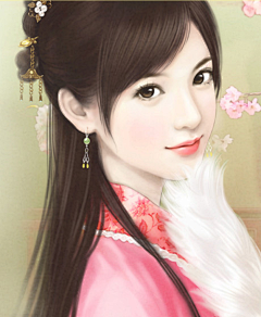 xiaocao000采集到视觉_手绘_汉服美女