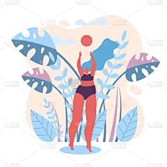 夏天,海滩,排球运动,传单,图像,女人,休闲,度假