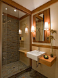 原木风格浴室设计