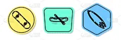 set line skateboard trick rafting boat and