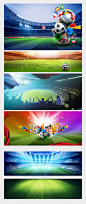2018足球世界杯海报banner背景素材