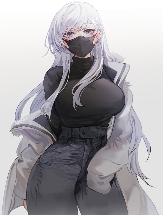 动漫1200x1583动漫女孩简单背景A...