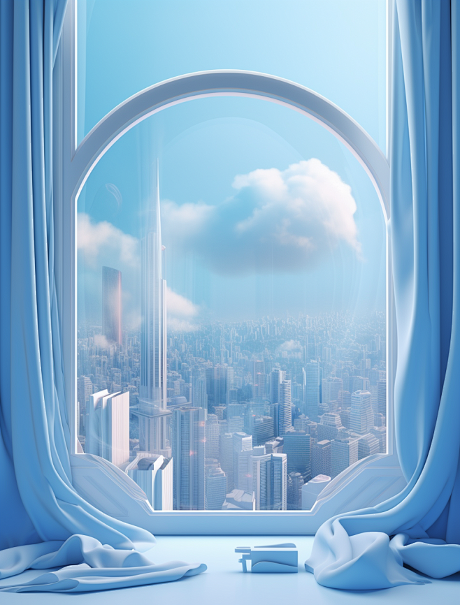 a futuristic window ...
