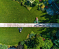 General 1600x1336 photography aerial view nature landscape children bicycle path humor trees grass garden tiles lawns shadow lying on side_摄影 _背景采下来 #率叶插件 - 让花瓣网更好用#