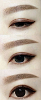 Ulzzang brow and eyes #makeup