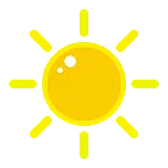 天气太阳卡通简约动态贴纸