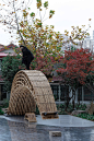 悬竹，上海 / 来建筑-设计工作室 : 一座拔地而起的悬空“竹椅”