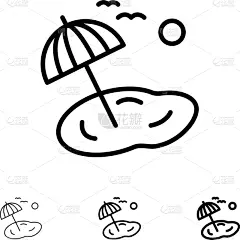 春天,棕榈树,黑色,海滩,细的,线条,色彩鲜艳,纺织品,浪漫,植物群
