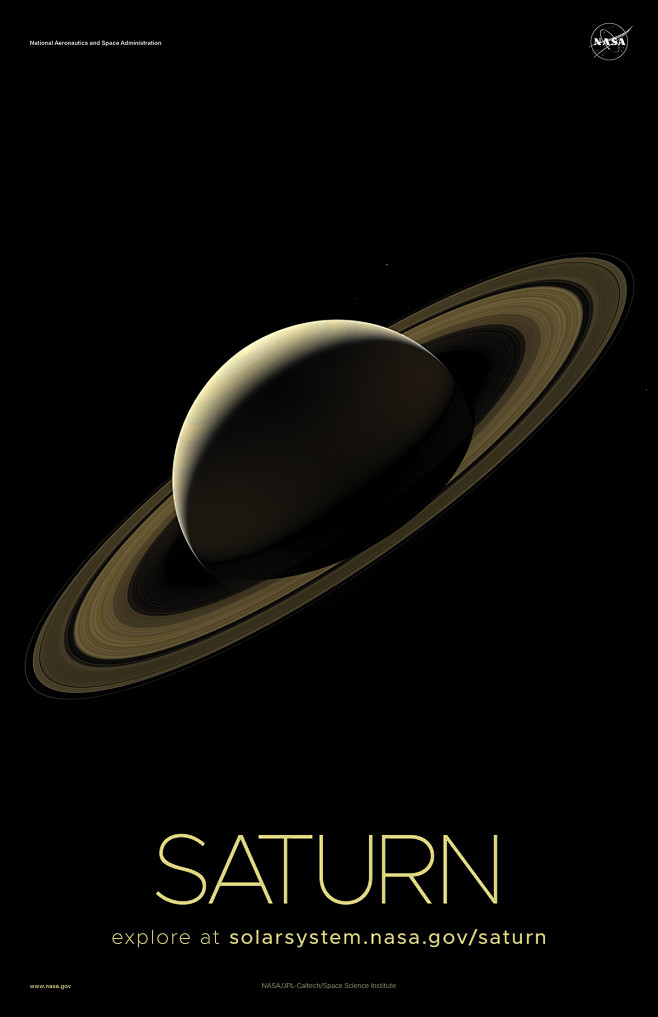 Saturn Poster - Vers...