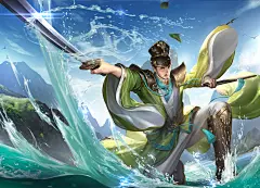 劈涛踏浪*潘濬_看图_三国杀皮肤吧_百度贴吧