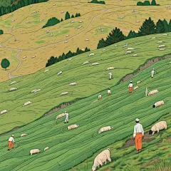 爱马仕最新插画｜LoRA 风格 - 小红书