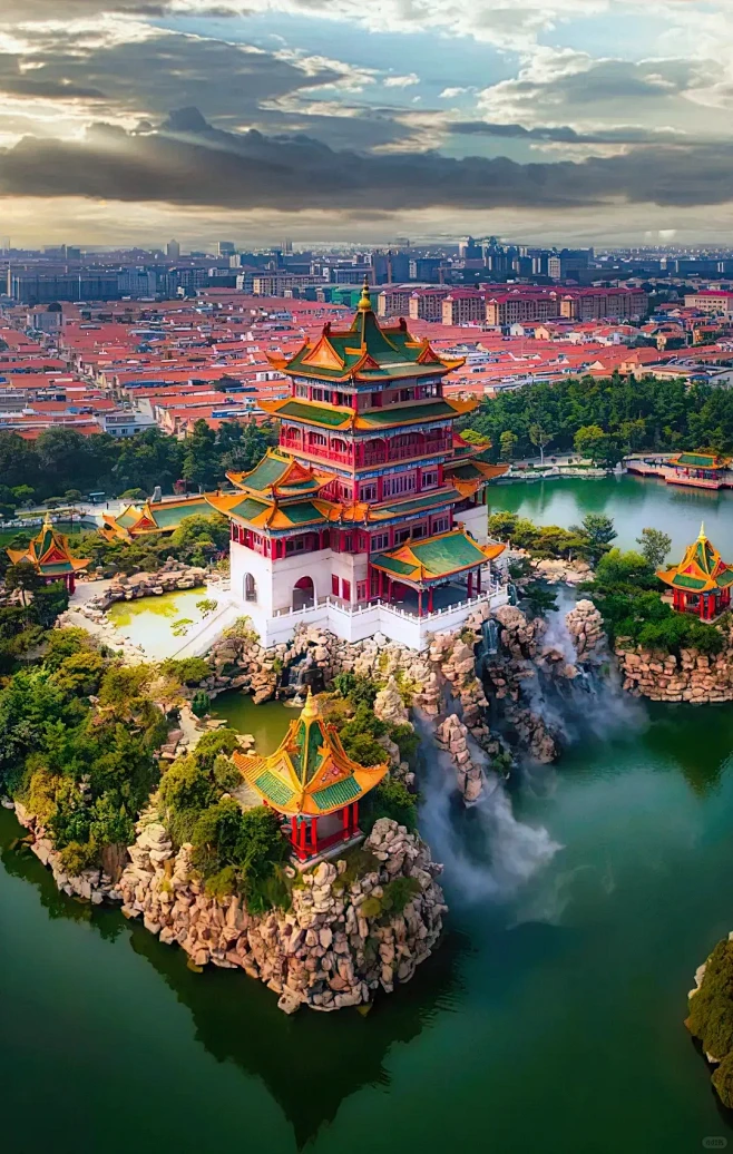 山东烟台蓬莱阁景区美景来了！！！-花瓣网