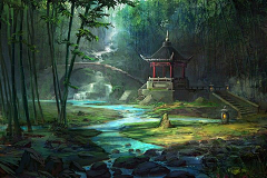 不想长大的妈咪采集到y-游戏场景(武侠)