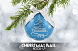 圣诞节日装饰球展示效果图VI智能贴图PS样机素材 Christmas Ball Mock Up - 南岸设计网 nananps.com