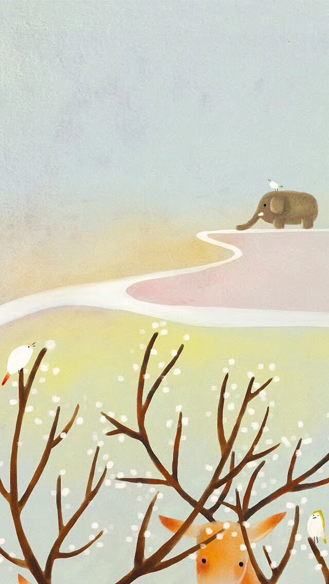 @PP神殿 手绘插画手机壁纸【by PP...