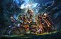 Project team fight-League of legends, Suke ∷ : High-Res dowload: http://boards.na.leagueoflegends.com/en/c/skin-champion-concepts/Nqk9ebaI-project-panorama-splash

Project skins of League of Legends,combining all the champions together,awesome team work w