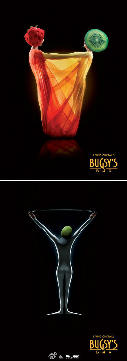 广告也震惊：#创意平面#bugsy's ...