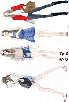昵称又不能吃采集到★【绘画】服装