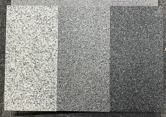 仿芝麻黑、芝麻灰、芝麻白火烧水洗面石英砖 地面和花池地面铺装-花瓣网