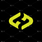 初始字母hh logo或h logo vector设计模板