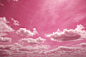 Pink Clouds Wall Mural - 36 Inches W x 24 Inches H contemporary-wall-decals