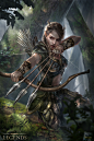 Grahtwood Ambusher, Gabriela Dea Julia : "The Elder Scrolls: Legends", © 2015 ZeniMax Media Inc. / Lemon Sky Studio