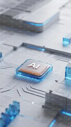 科技人工智能ai芯片大脑背景壁纸16