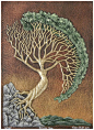 Árbol Rowan (pares bien con Yggdrasil también está disponible en mi tienda) El árbol del Rowan en el zodiaco celta es la señal para el 21 de enero al 17 de febrero En la mitología que la primera mujer fue hecha del árbol de Rowan, que fue la inspiración p