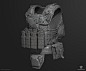 ArtStation - new 3d model for crytek (soldier vest), Denis Didenko
