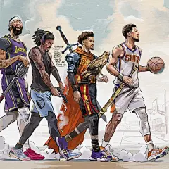NBA插画作品（细节画的太到位了）_15_魏法王捉妖_来自小红书网页版